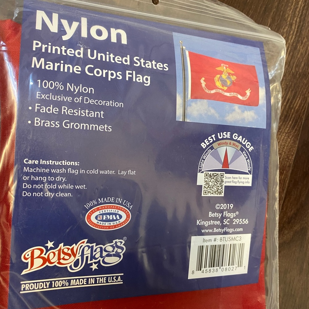 🇺🇸3’X5’ Grommet Nylon U.S. Marine Corps Flag - Picture 6 of 9